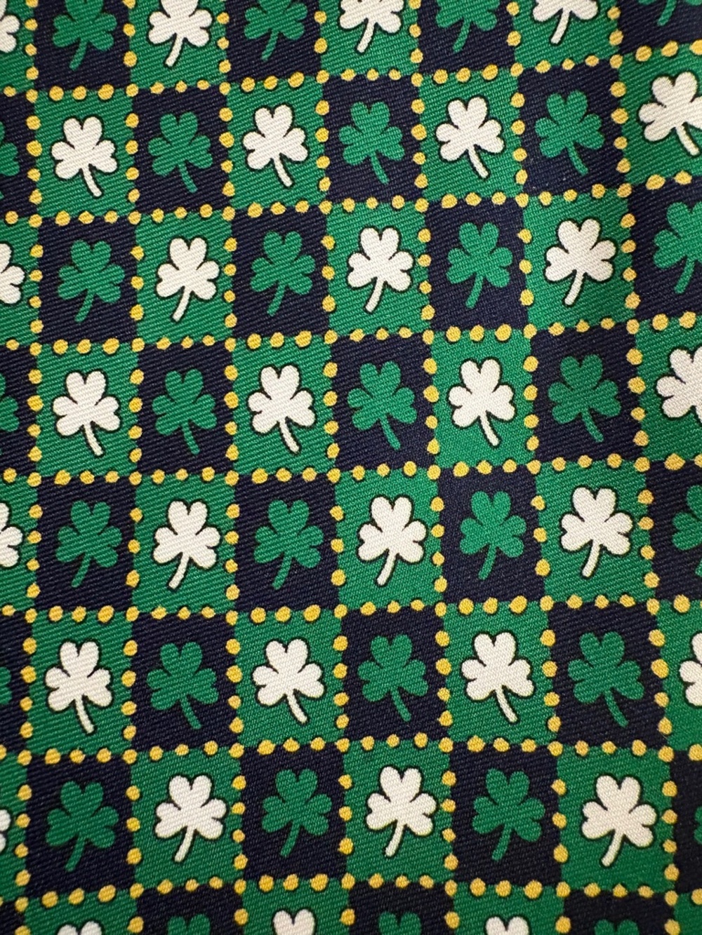 Vintage BSL Celtic Collection St. Patrick’s Day Shamrock Tie